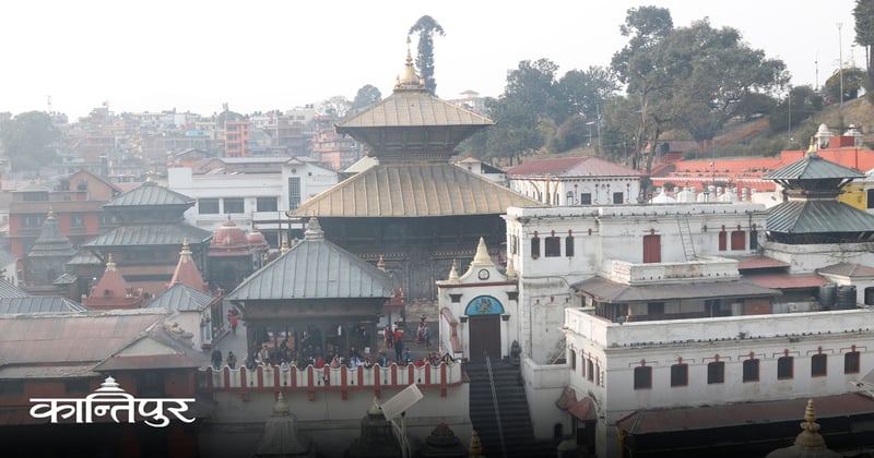 शिवरात्रिलाई लक्षित गर्दै पशुपतिनाथ क्षेत्रमा रङरोगन सुरु