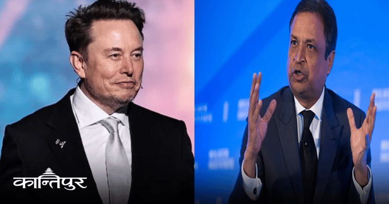 इलोन मस्क विश्वकै धनी, विनोद चौधरी १९८२ स्थानमा