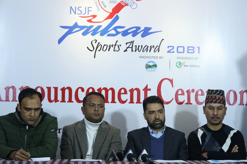 NSJF Pulsar Sports Award to be held in Pokhara on January 7