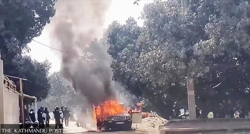 Local administration imposes curfew in Gaur after clashes between two groups