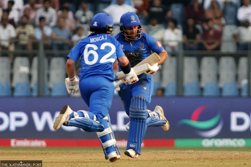 Nepal suffer 10-wicket defeat against Italy