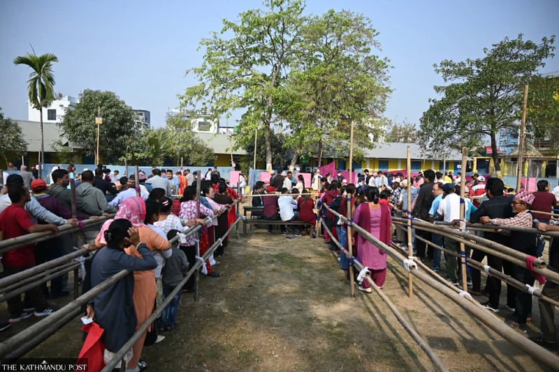 Over 10 percent voter turnout by 11am