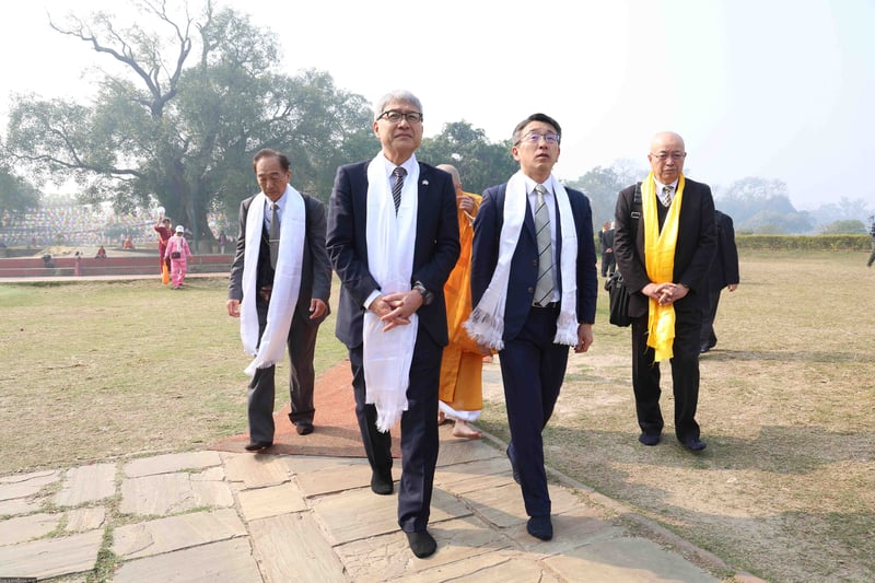 Japan’s Wakayama governor visits Lumbini