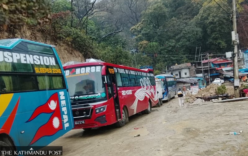 Rain, landslides and snowfall disrupt highways and services across Nepal