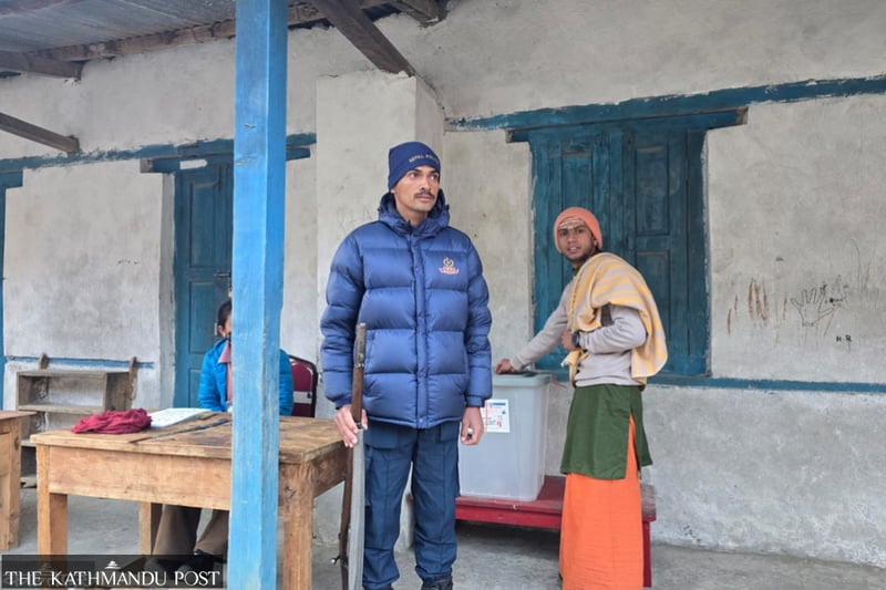 Voting begins at most centres in Dolpa despite cold