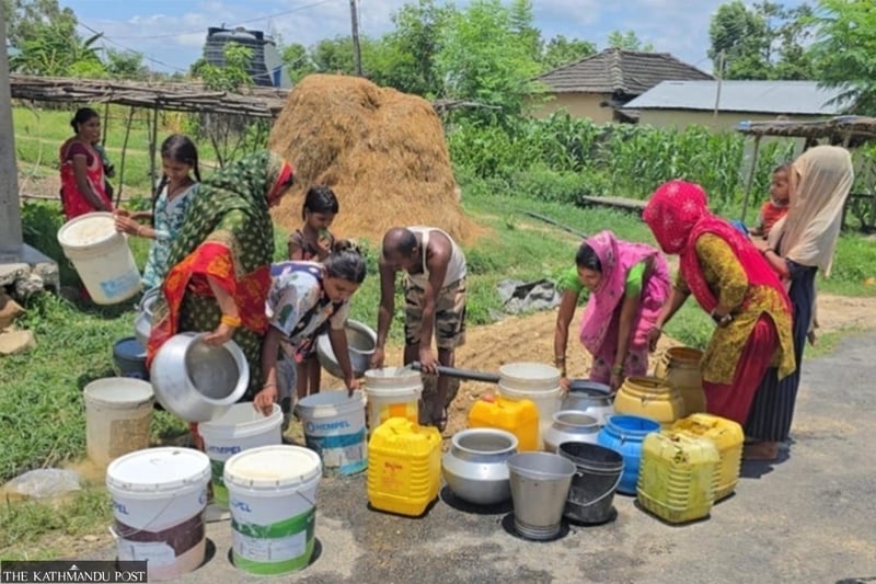 Water scarcity looms for Madhesh residents as wells run dry