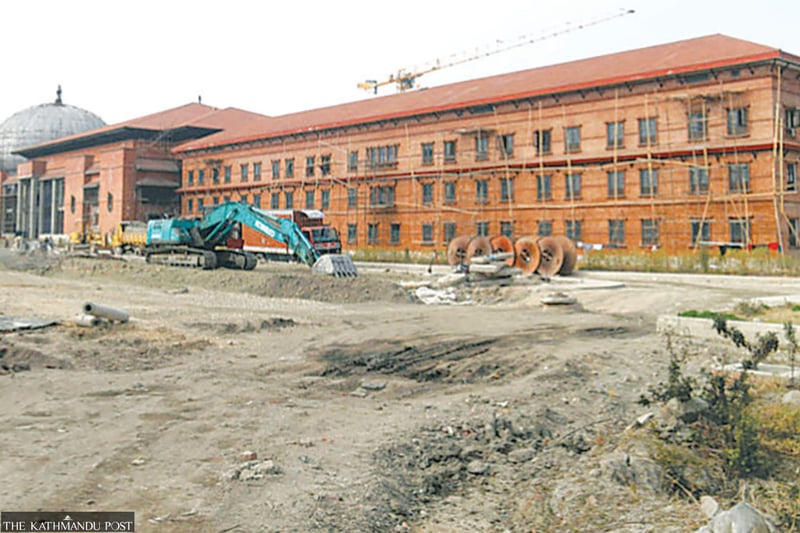 Parliament building still under construction. Where will new lawmakers convene?