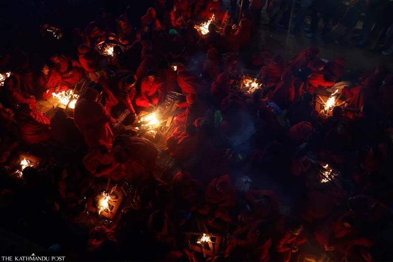 Month-long Swasthani Brata and Madhav Narayan festival begins at Shalinadi