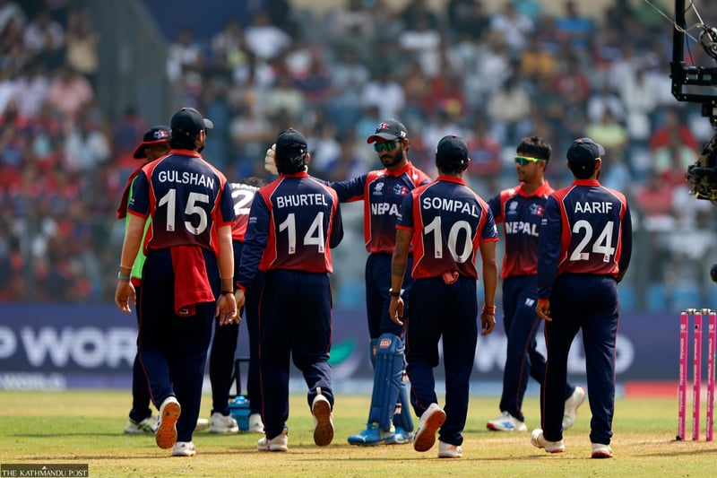 Nepal eliminated after third straight defeat in T20 World Cup