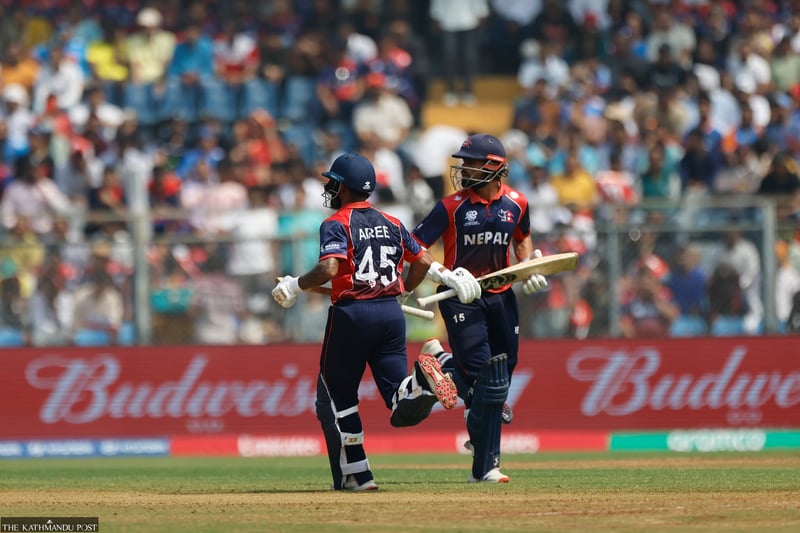 Dipendra and Sompal power Nepal to decent 134-run target against West Indies