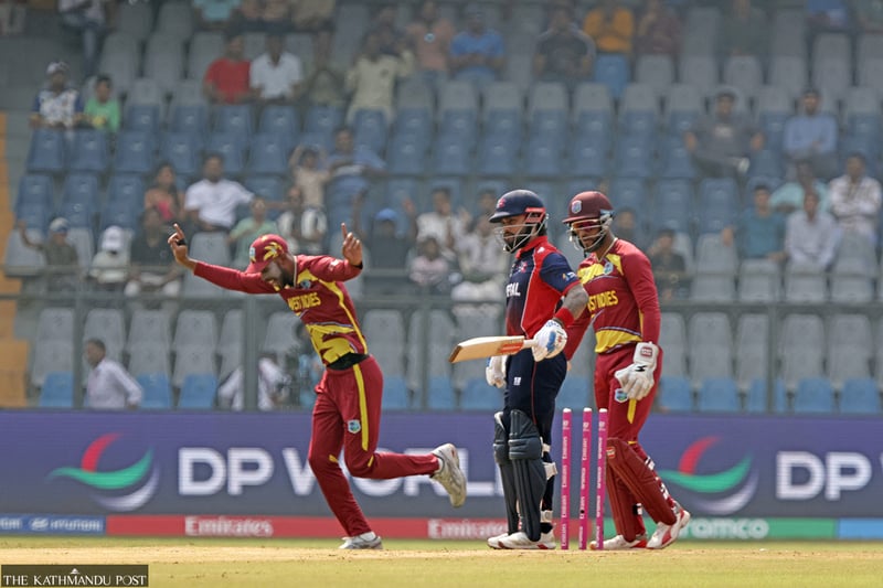 Nepal out of Super 8 contention after third straight defeat