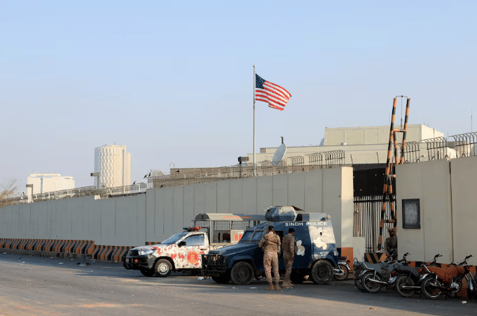 US Marines fired on protesters storming consulate in Karachi, officials say