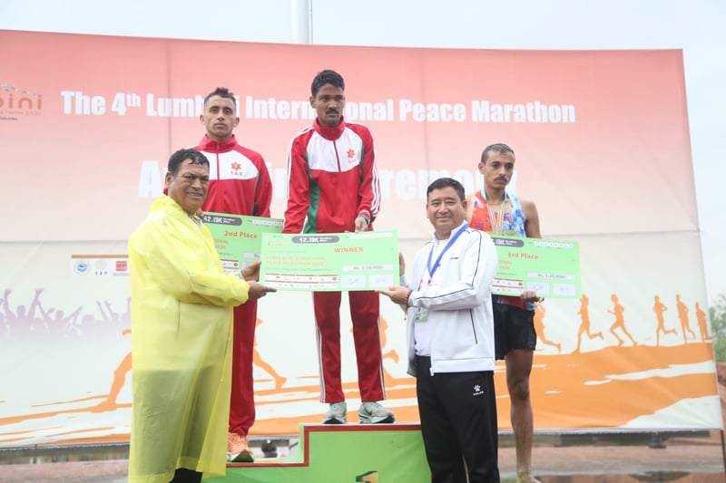 Army’s runners dominate 4th Lumbini Peace Marathon