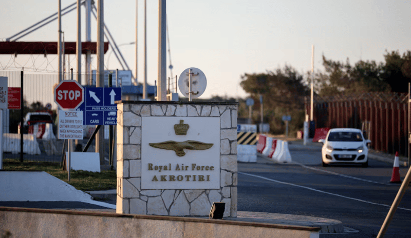 Suspected drone strike hits British air base in Cyprus