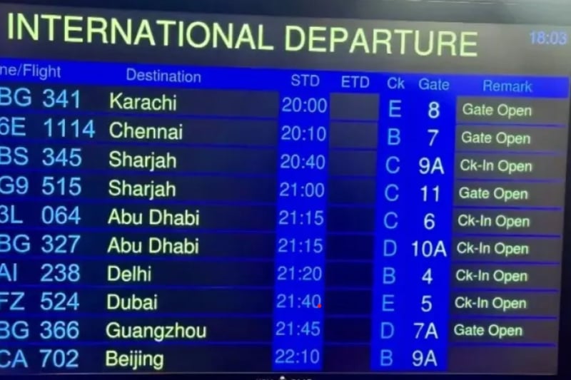 Bangladesh-Pakistan flights resume after 14 years