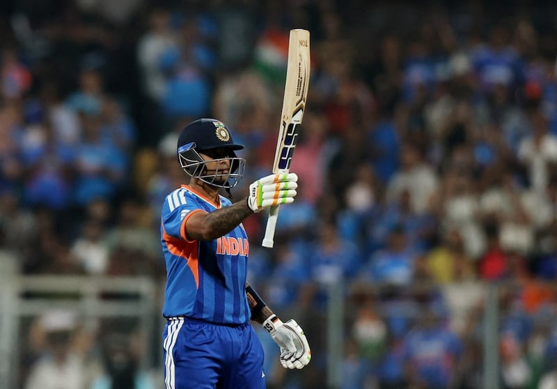 Suryakumar leads from front as India down US in T20 World Cup