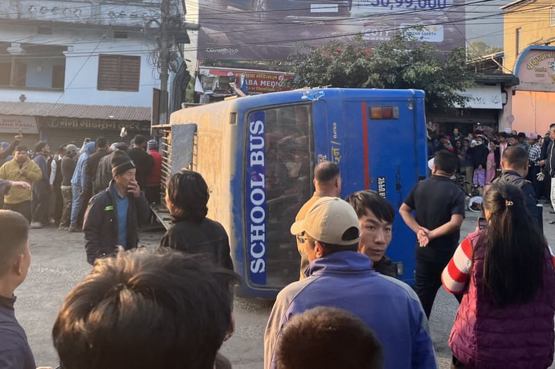 Five dead in Dharan school bus crash identified