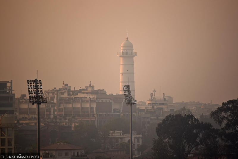 Kathmandu ranked world’s third most polluted city at Friday noon