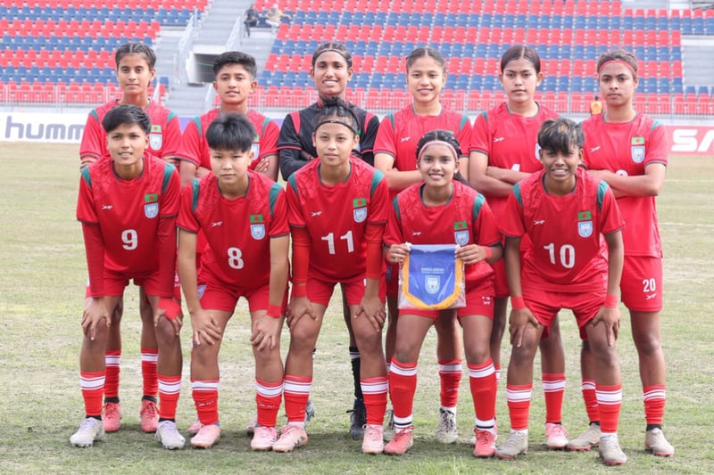Bangladesh hammer Bhutan 12–0 in SAFF U-19 Women’s Championship opener