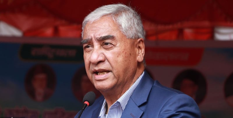 Deuba claims video of cash at his residence is AI-generated