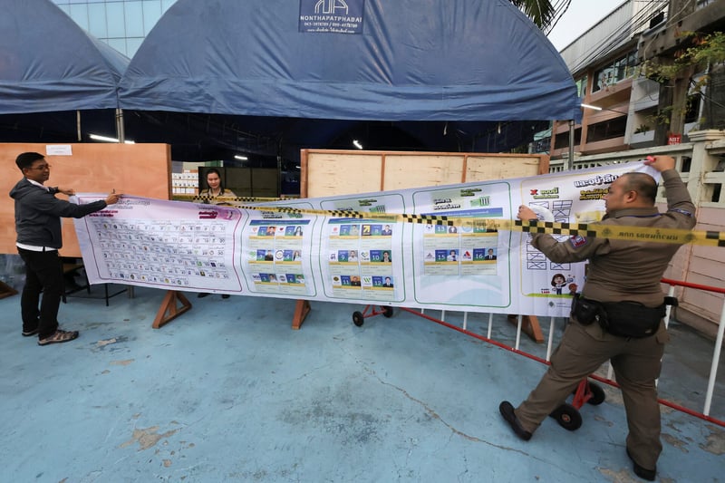 Thailand votes in three-way race as risk of instability looms