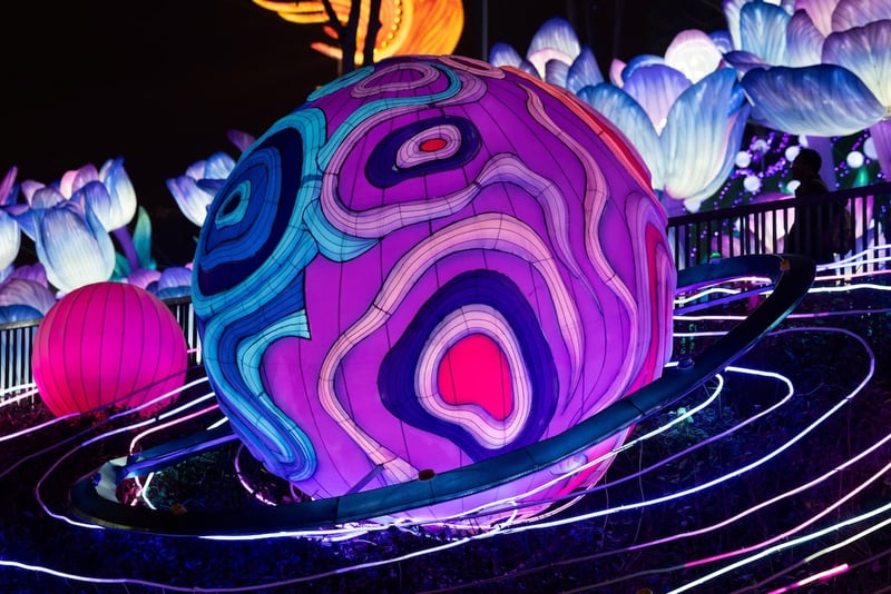 Chinese lantern festival lights up for Lunar New Year