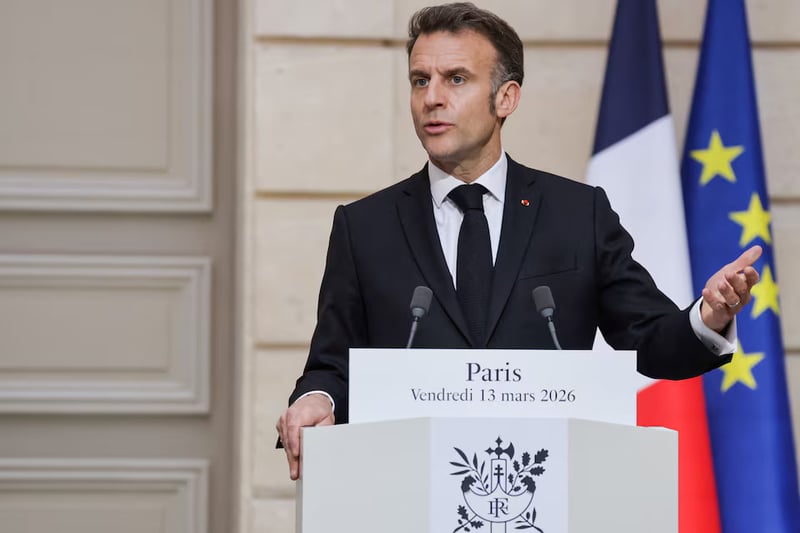 France will never take part in operations to unblock Hormuz Strait amid hostilities, says Macron