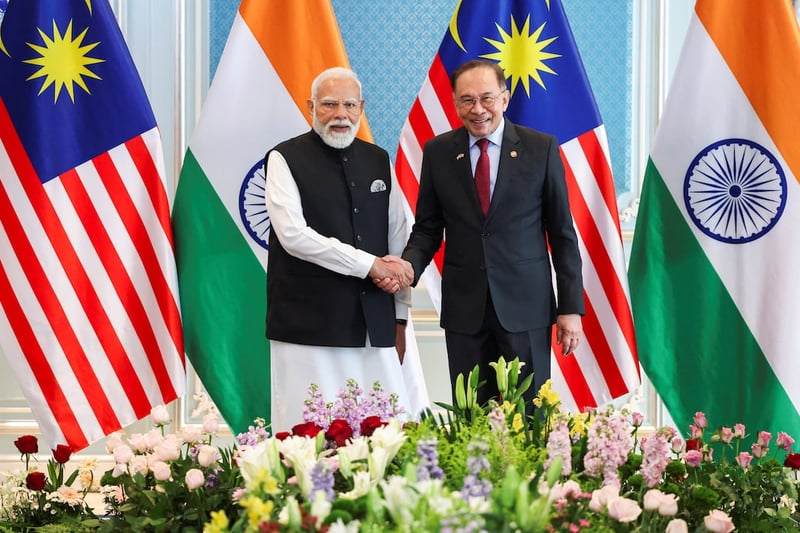 India, Malaysia renew pledges to boost trade, collaboration