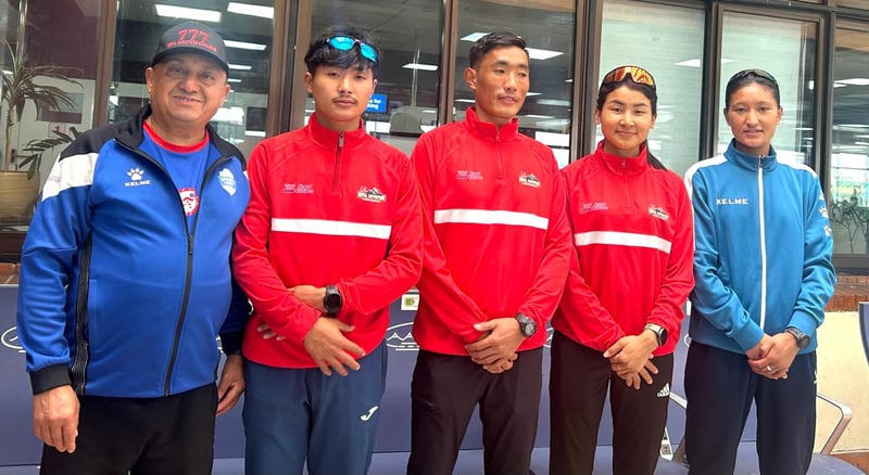 अल्ट्रा धावक टोली भारत प्रस्थान