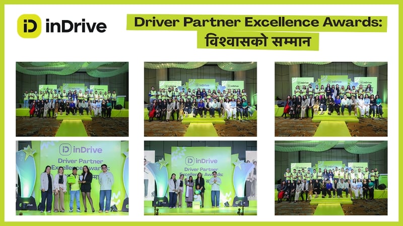 ‘इनड्राइभ ड्राइभर पार्टनर एक्सिलेन्स अवार्ड : विश्वासको सम्मान’ आयोजना