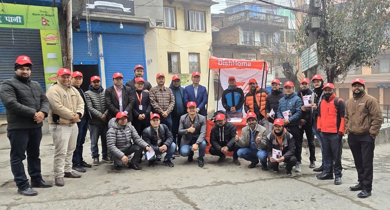 डिसहोम इन्टरनेटले ‘सर्भिस अन डोर’ अभियान