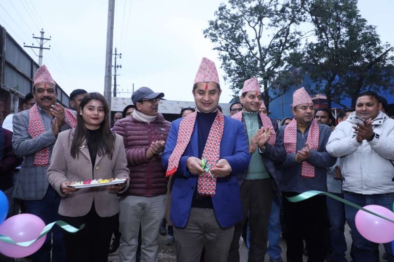 हुलास स्टिलद्वारा सिमरा कारखानामा सौर्य ऊर्जा प्लान्ट उद्घाटन