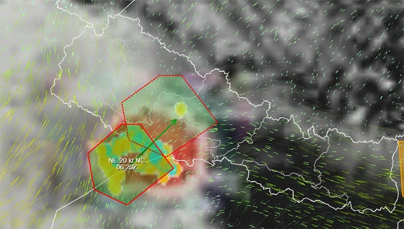 तीन प्रदेशमा वर्षा, सर्दै छ उत्तर–पूर्वतिर