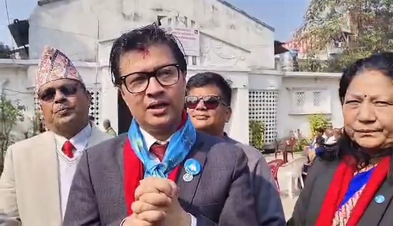 रुपन्देही–३ मा रास्वपाका लेखजंग थापाको उमेदवारी दर्ता