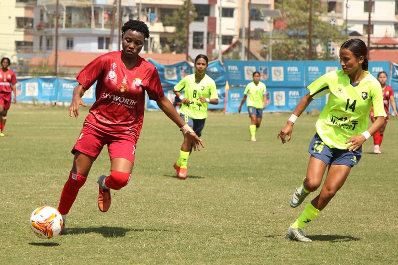 सहिद स्मारक एन्फा महिला लिग : उद्घाटन खेलमा संकटाको सहज जित