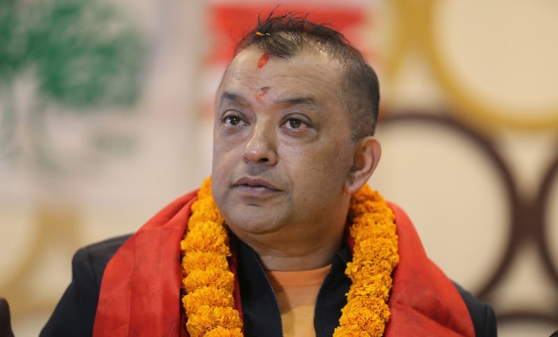 गगन थापा जनकपुर आउने कार्यक्रम रद्द