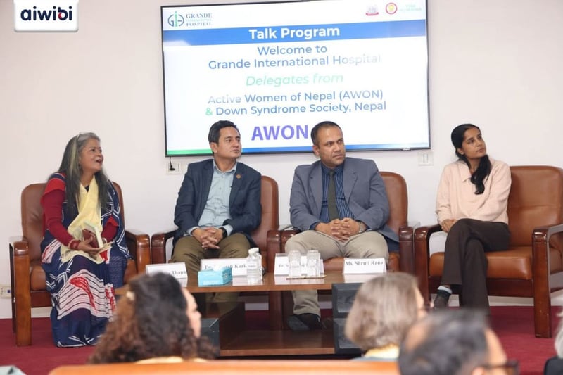 ग्राण्डी हस्पिटल र एवनको आयोजनामा डाउन सिन्ड्रोमबारे अन्तर्क्रिया, आईवीवी अष्ट्रेलियाको सहयोग