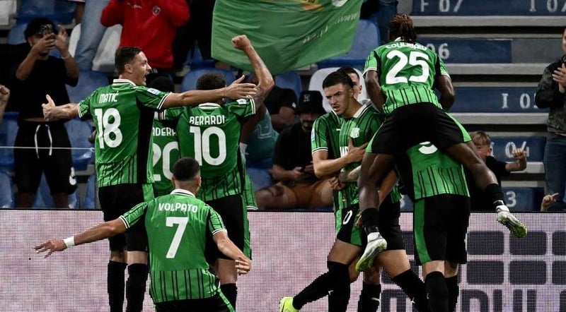 सासुओलोविरुद्ध लाजियोको कठिन जित