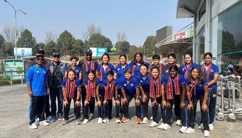 राइजिङ स्टार्स खेलेर थाइल्यान्डबाट फर्कियो महिला क्रिकेट टिम