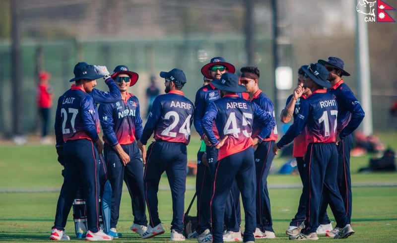 विश्वकप लिग–२ : २० सदस्यीय नेपाली टोली बन्द प्रशिक्षणमा