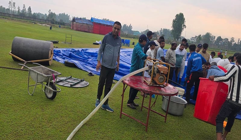 प्रधानमन्त्री कप : वर्षाले हिलाम्य बन्यो मैदान, खेल हुने सम्भावना कति ?