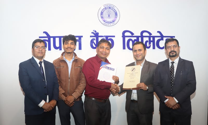 नेपाल बैंक र ताजा बेकरी उद्योगबीच सम्झौता