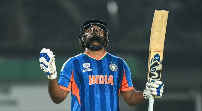 टी-२० विश्वकप फाइनलमा भारतको कीर्तिमानी योगफल, न्युजिल्यान्डले पायो विशाल लक्ष्य