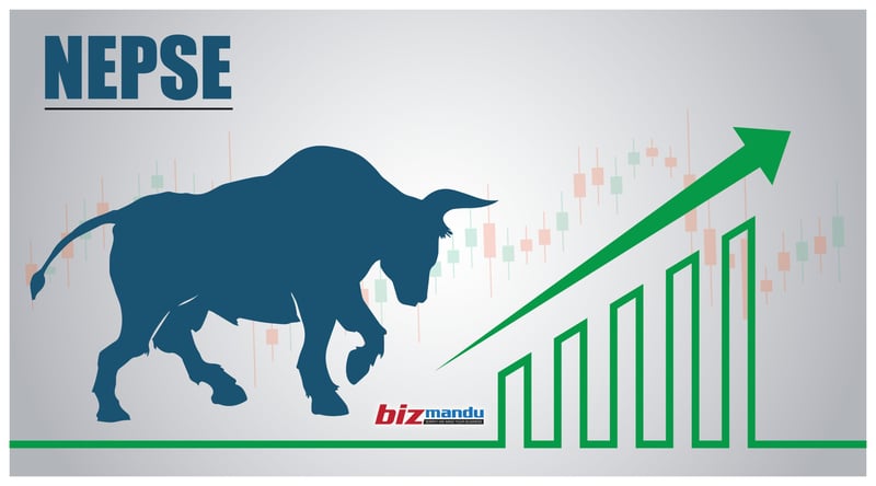 सेयर बजार दोहोरो अंकको बढोत्तरी, कारोबार १२ अर्ब ३ करोडको, चार कम्पनीमा पोजेटिभ सर्किट