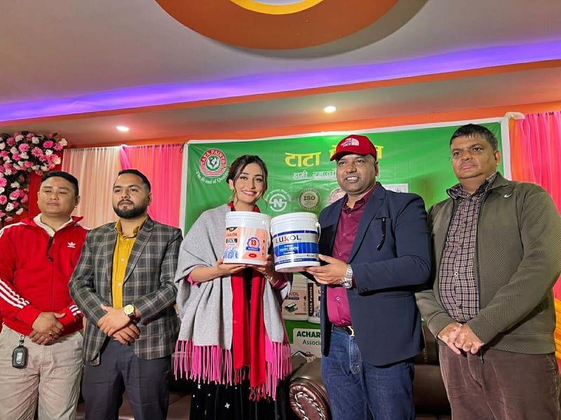 टाटा पेन्ट्सको ब्राण्ड एम्बेसडरमा नायिका सृष्टि खड्का, तीन वर्षका लागि सम्झौता