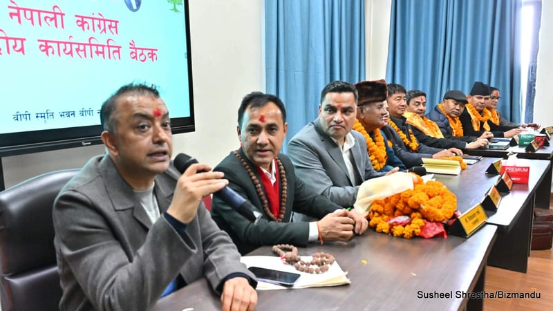 कांग्रेस मुख्यालय पुनर्निर्माणको जिम्मा उमेश श्रेष्ठलाई, निर्वाचन प्रचार समितिको संयोजकमा चालिसे