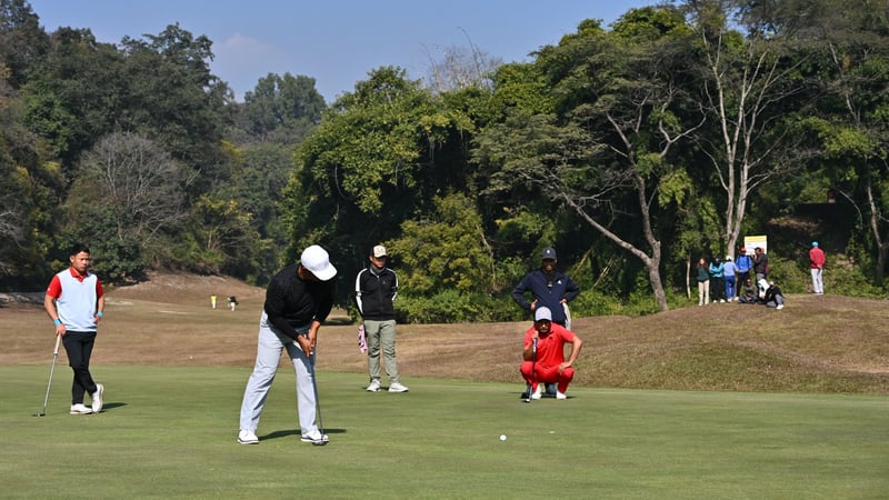 सूर्य वेस्टर्न ओपनमा रोचक प्रतिस्पर्धा: पहिलो दिन ५ खेलाडी इभनपारमै शीर्षमा