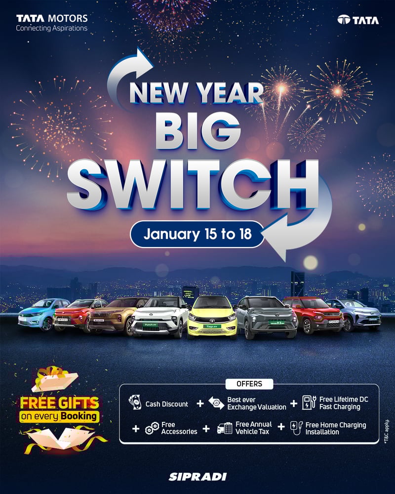 टाटाले सार्वजनिक गर्यो ‘बिग स्विच’अफर, पुरानो गाडी साटेर नयाँ ‘अपग्रेड’ गर्न पाइने