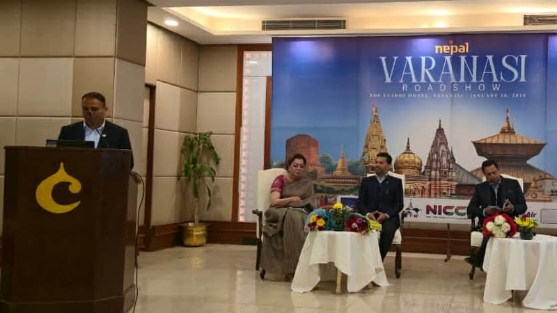 धार्मिक पर्यटन प्रवर्धनका लागि वाराणसीमा रोडशो, नेपाल-भारत सहकार्यमाथि छलफल