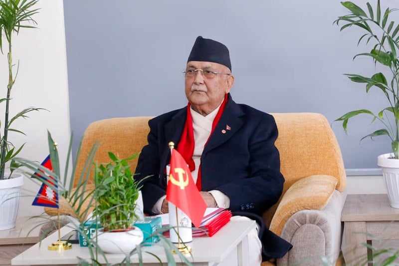 पूर्व प्रधानमन्त्री केपी शर्मा ओली पक्राउ